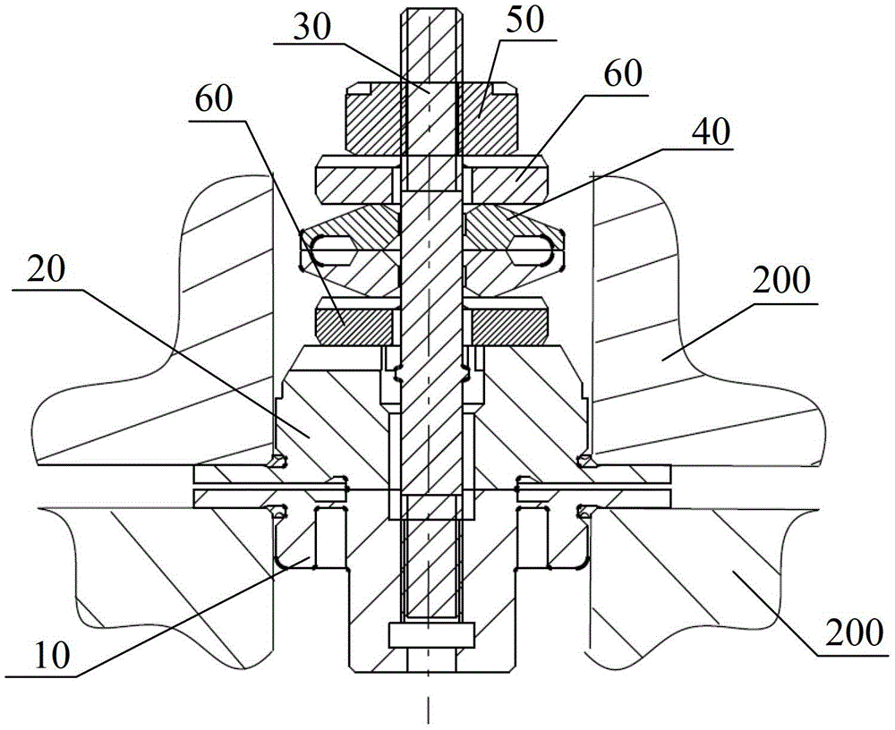 Objective lens frame connector