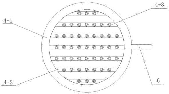 Alkaline liquid absorption tower with filling backwashing device