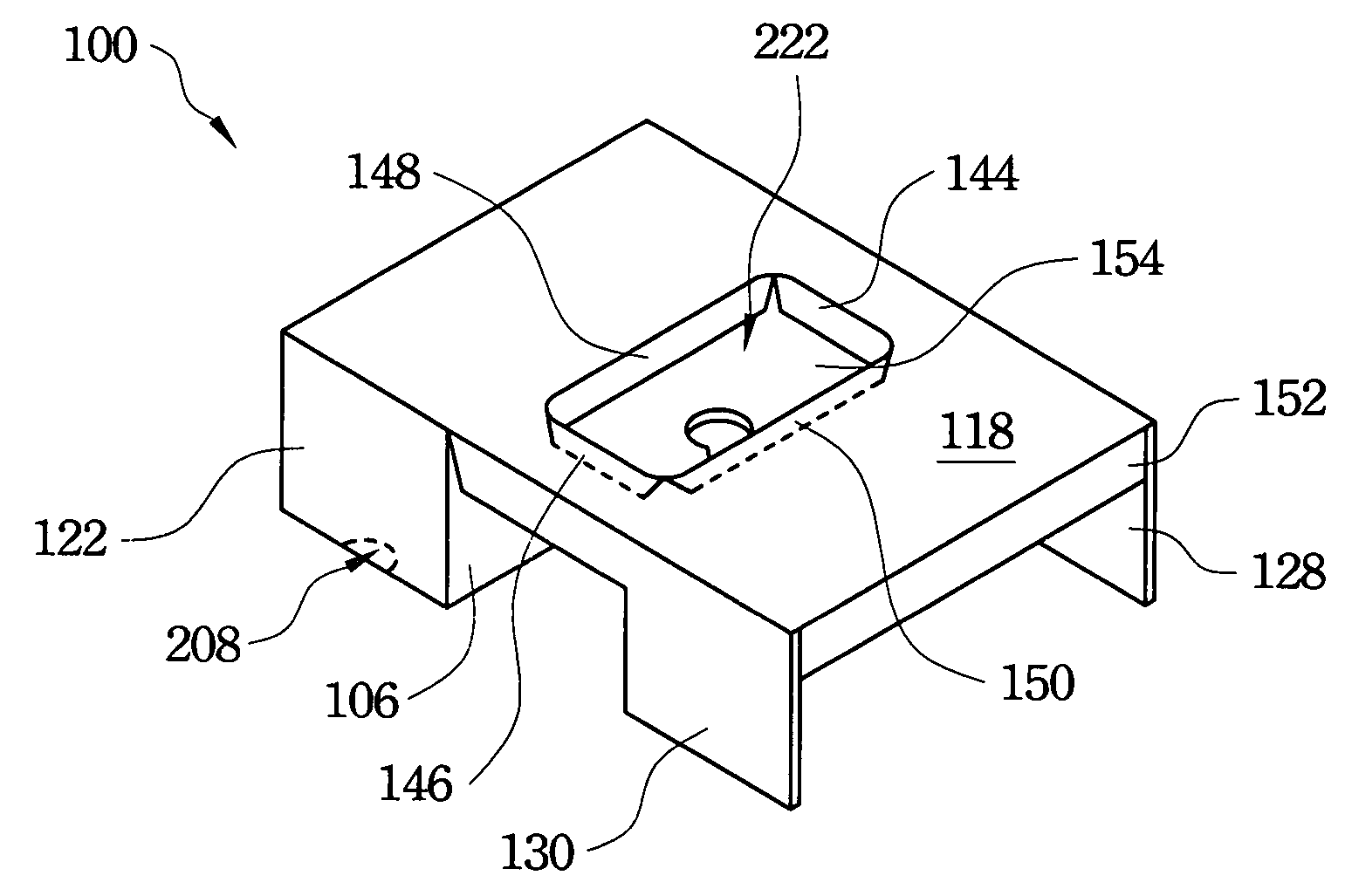 Stereoscopic inner spacer