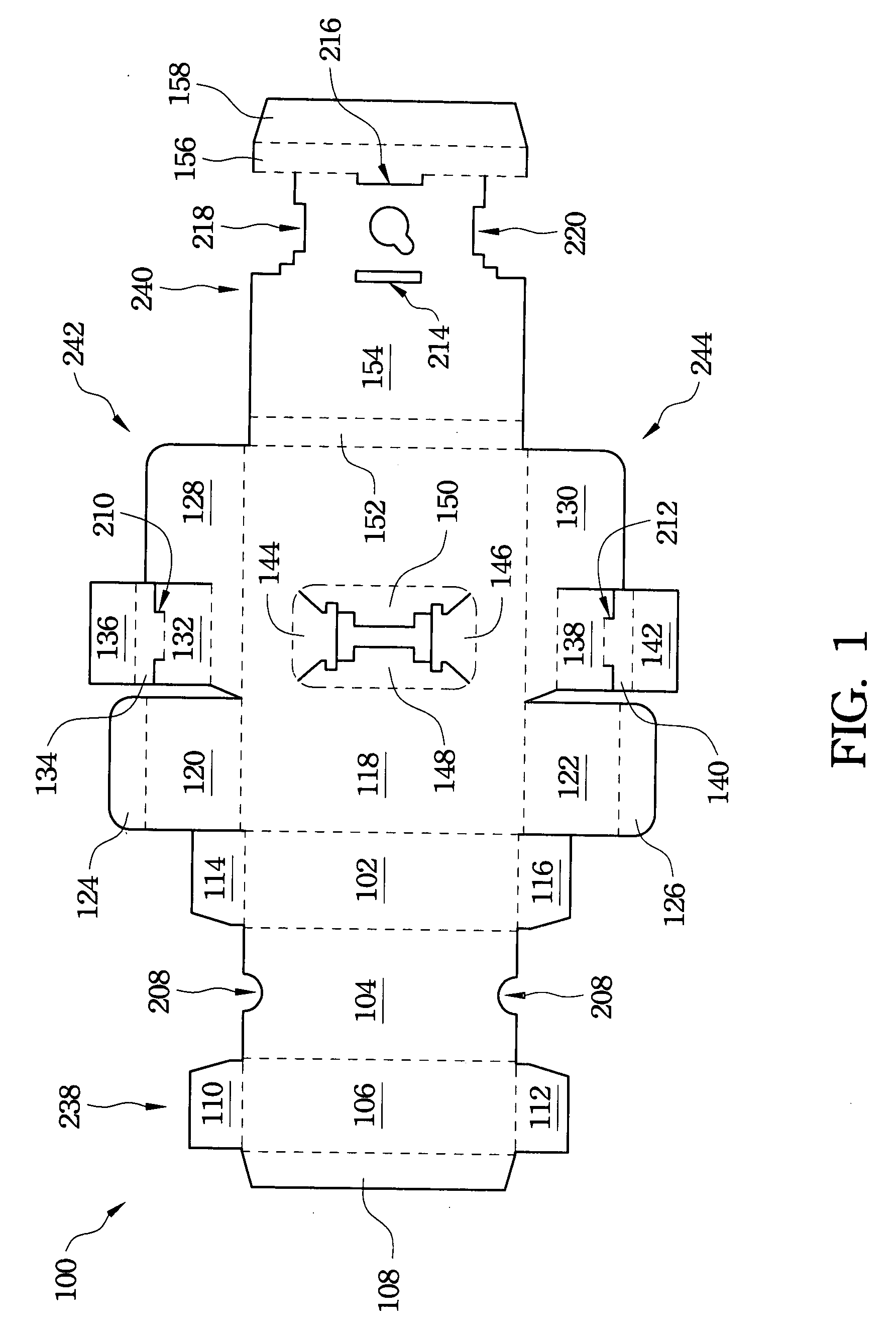 Stereoscopic inner spacer