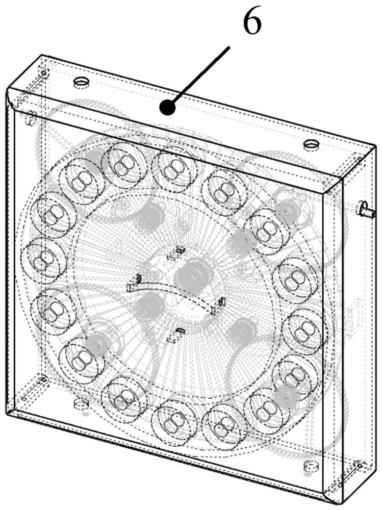 Back-wearing type four-drive human motion energy acquisition device and human body enhancing equipment