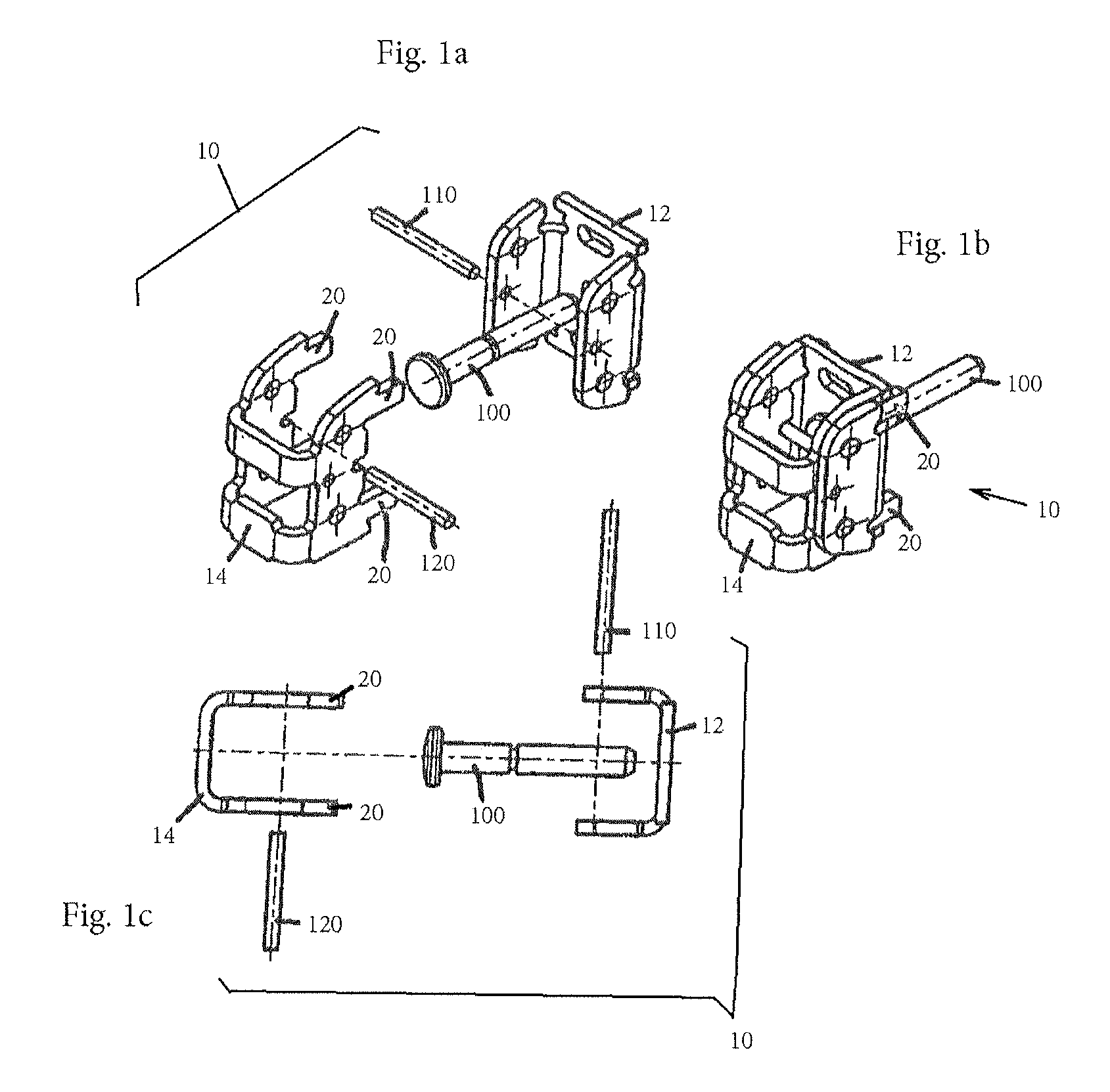 Connection element for a support frame system