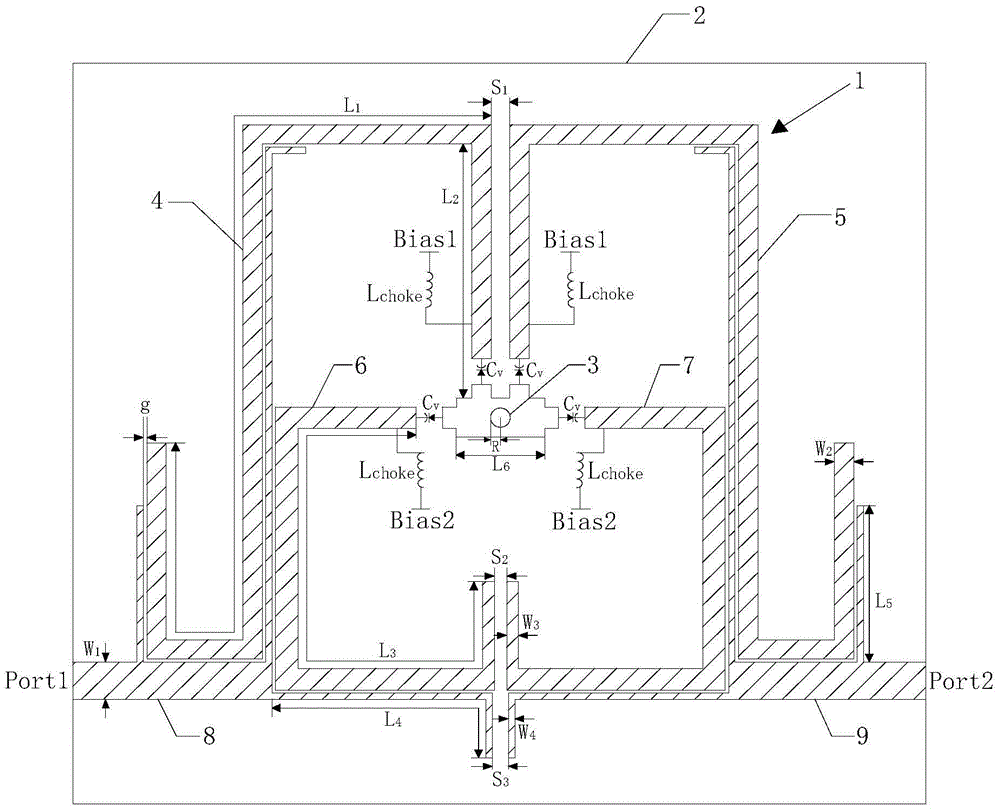 A Reconfigurable Dual-Band Bandpass Filter