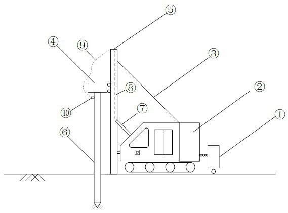 Device and method for deep resonant compaction and reinforcement of miscellaneous fill foundation