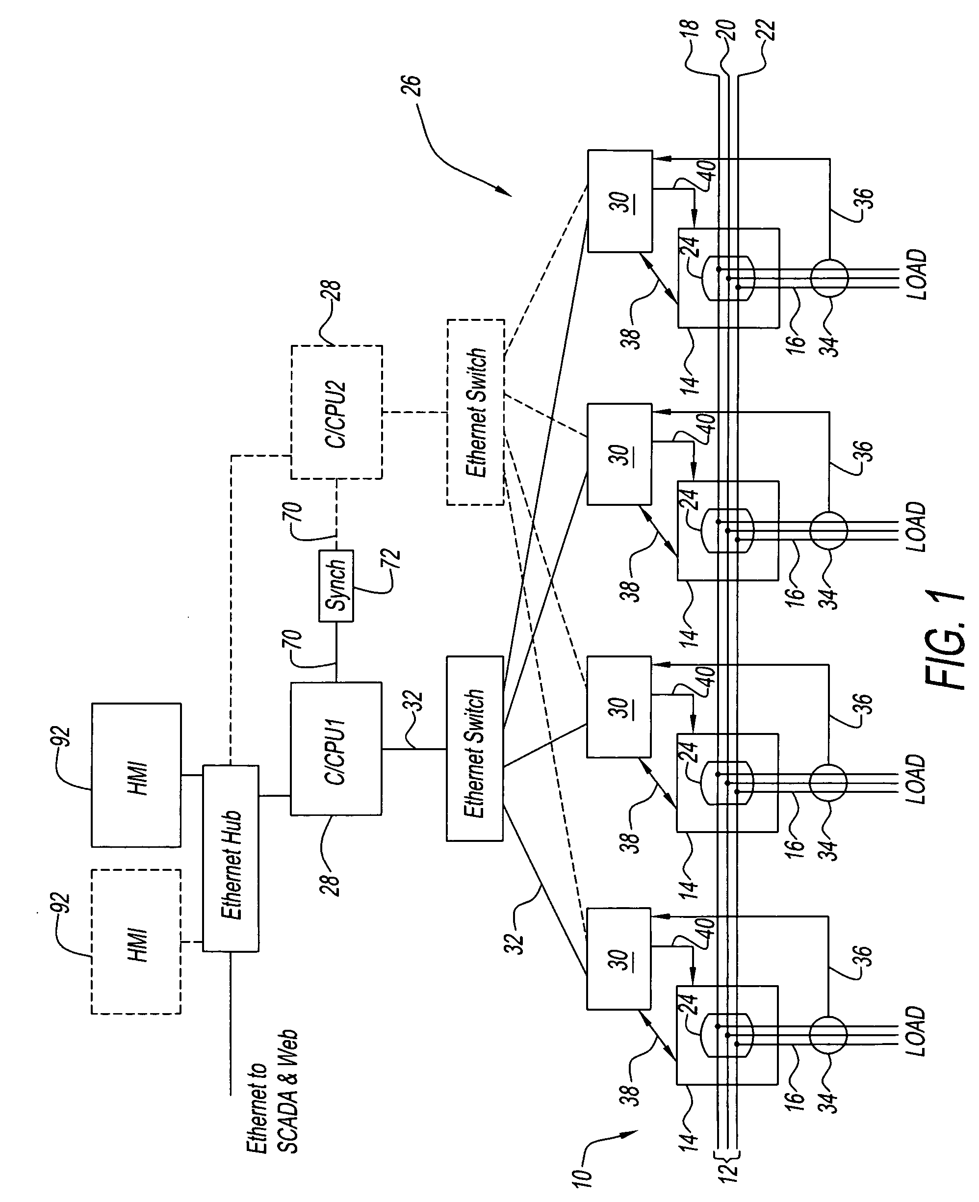 Energy calculation methods in power distribution systems