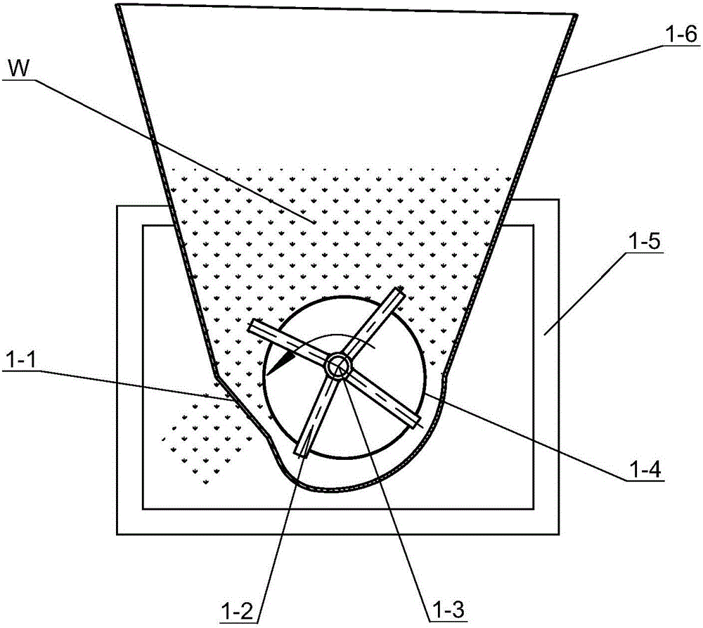 Automatic bundle distributing, paving, harrowing and cutting device