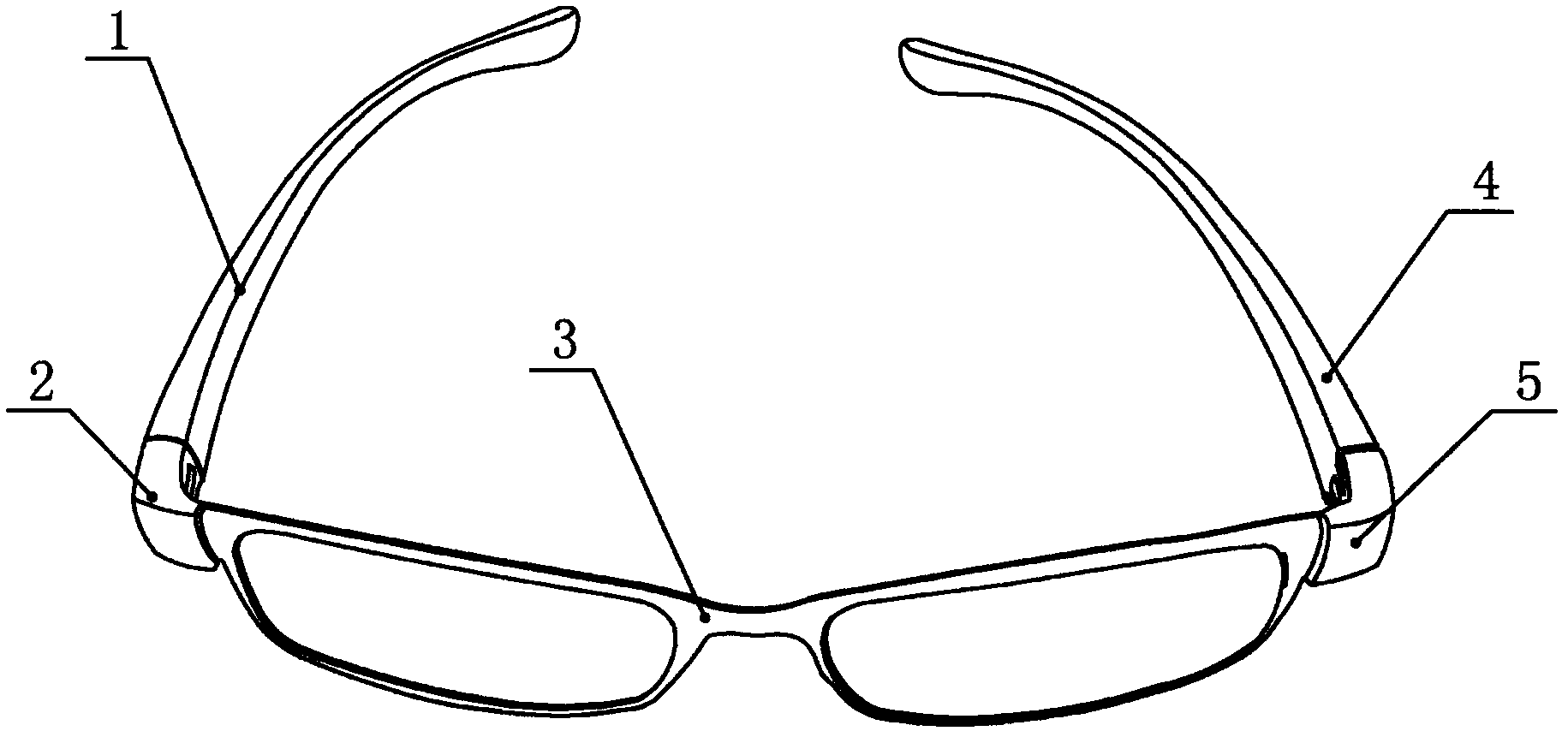 Insertion glasses and connecting method