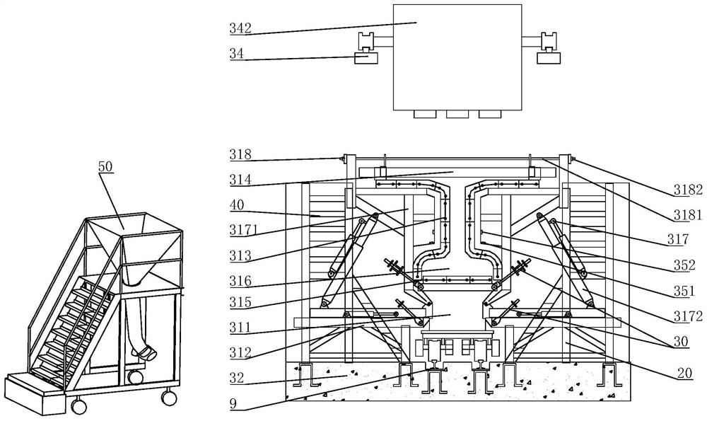 Automatic prefabricated light T-beam system and method