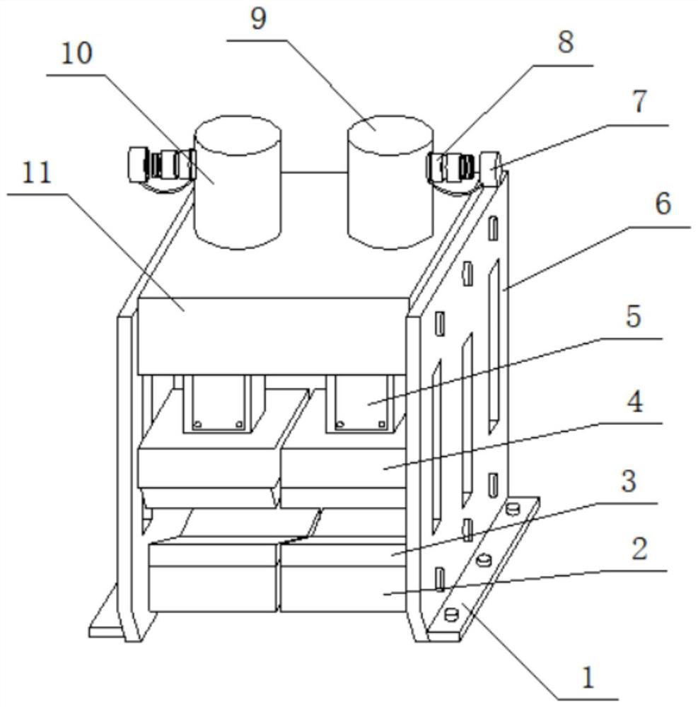 Double-station simultaneous bending machine for wiring terminal