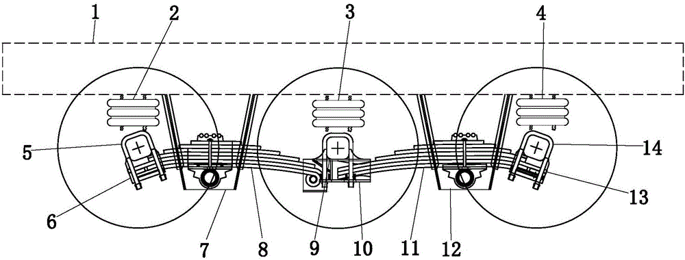 Power generation device for semi-trailer