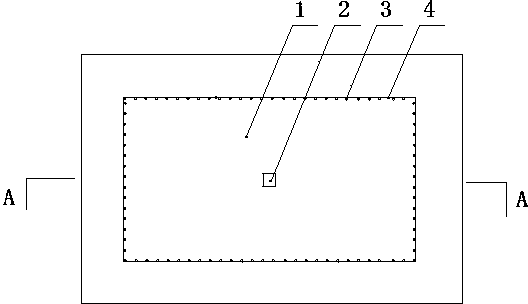 Quicksand high-rise residence foundation sump construction method