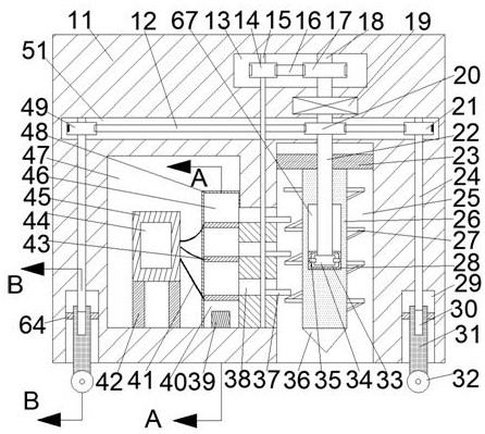 Device for measuring different-depth water content of soil