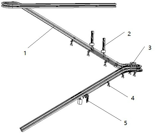 Corridor stair lift with cable follow-up function