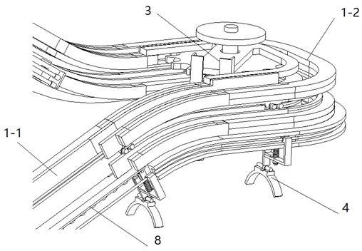 Corridor stair lift with cable follow-up function