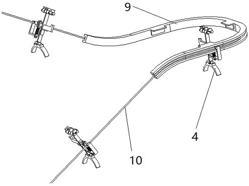 Corridor stair lift with cable follow-up function