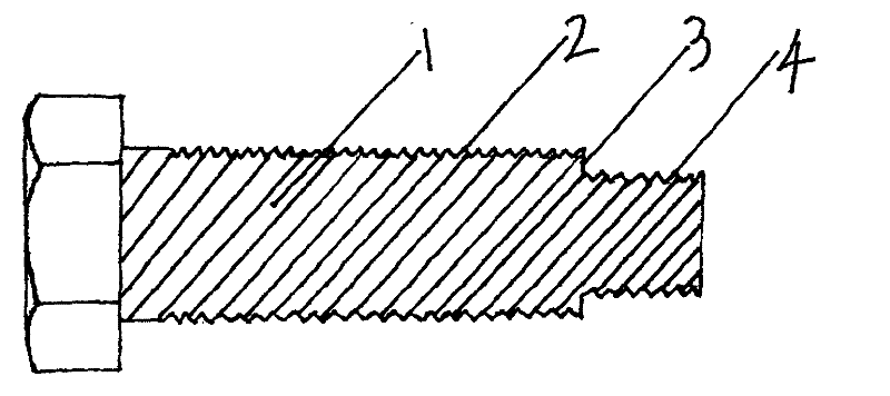 Anti-loosing clamping bolt set