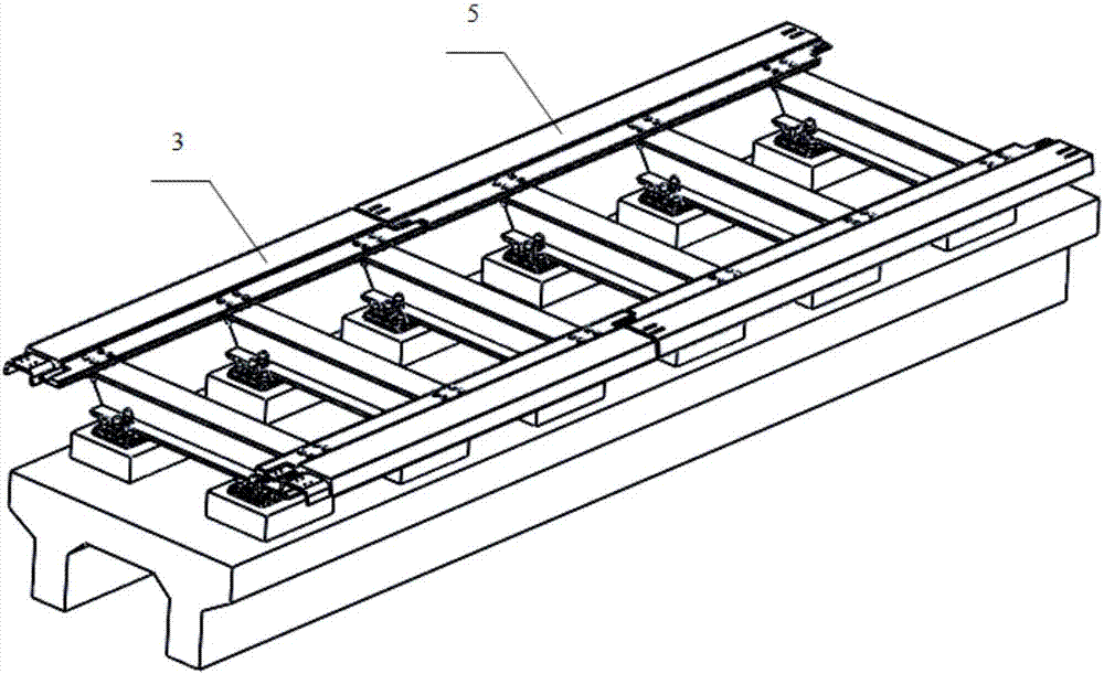 Magnetically-levitated track sleeper joint and magnetically-levitated track