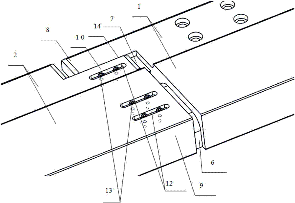 Magnetically-levitated track sleeper joint and magnetically-levitated track