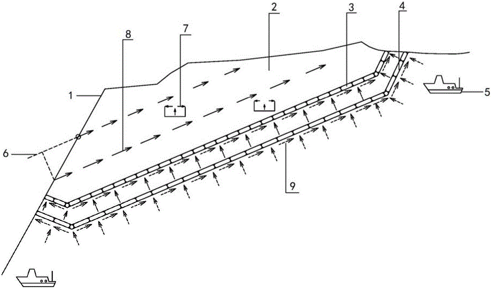 Method for treating eutrophic lake cyanobacterial bloom