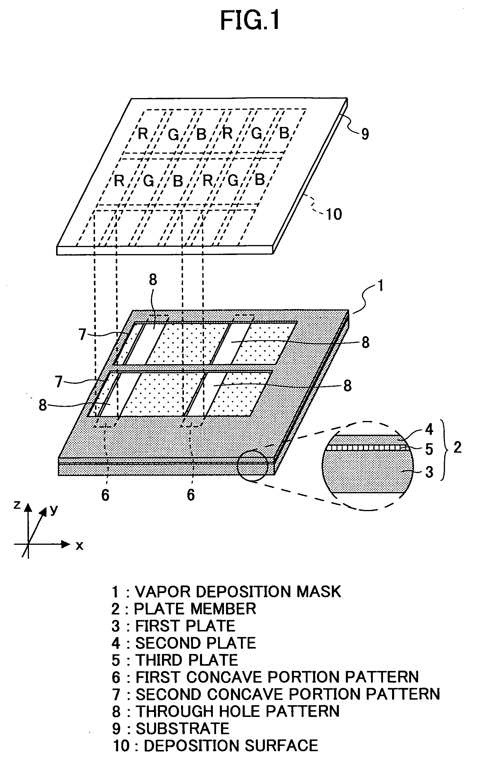 Vapor deposition mask and organic EL display device manufacturing method