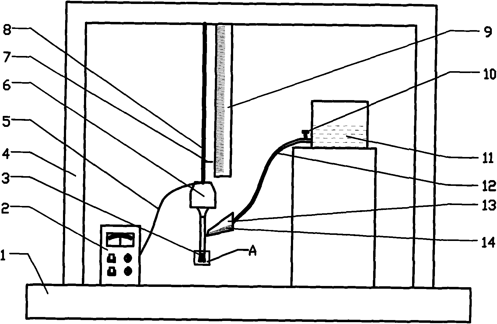 Small-size hand-hold deep small hole composite deburring device