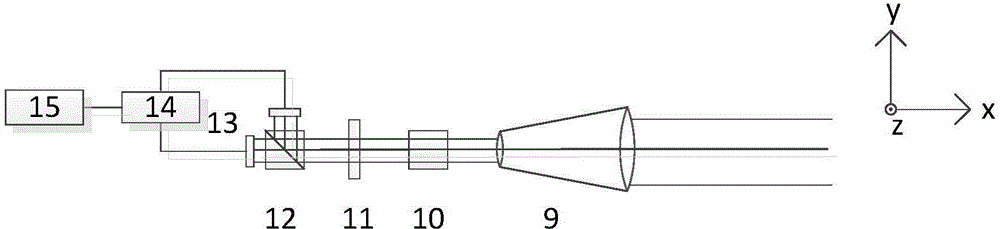 Optical field matching filtering range finding device based on M-sequence phase coding