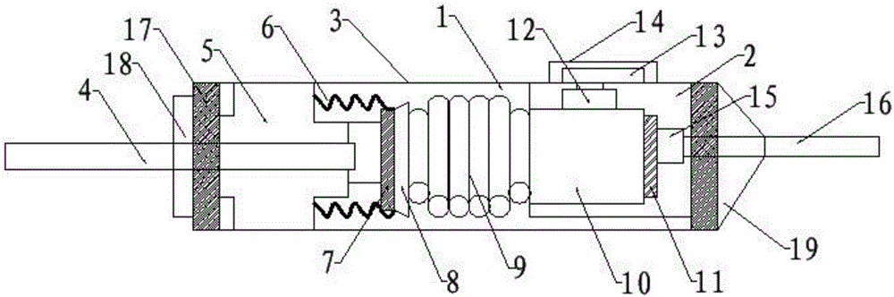 Safety resistor with temperature control function