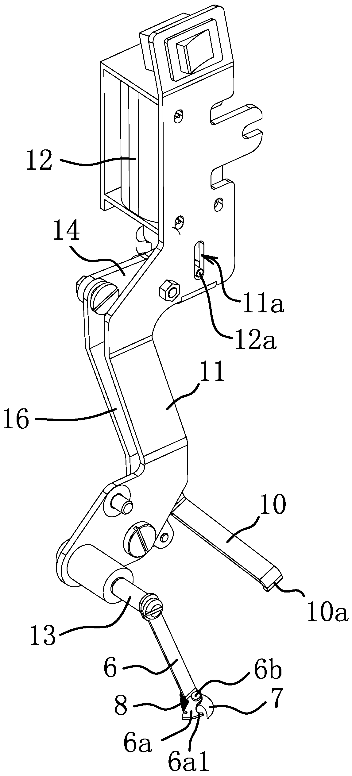 Bird nest removing mechanism