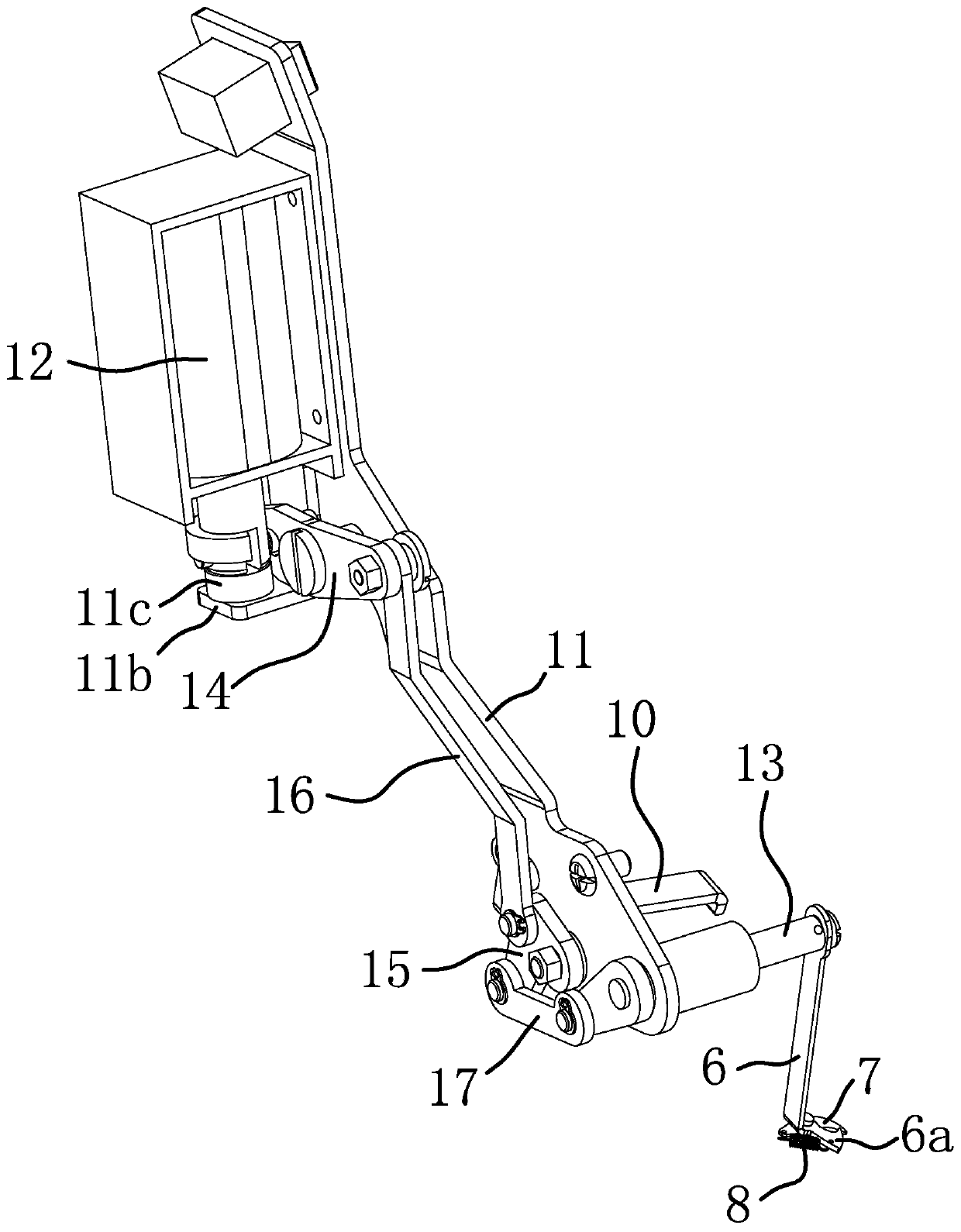 Bird nest removing mechanism