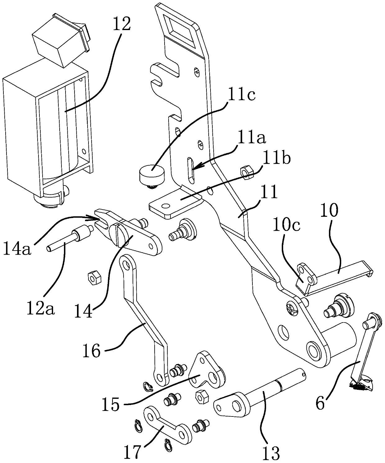 Bird nest removing mechanism