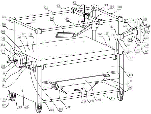 Optical-ring photographing type glass detection device provided with disc wheel, rotary table and nickel alloy V-shaped groove corner clamp