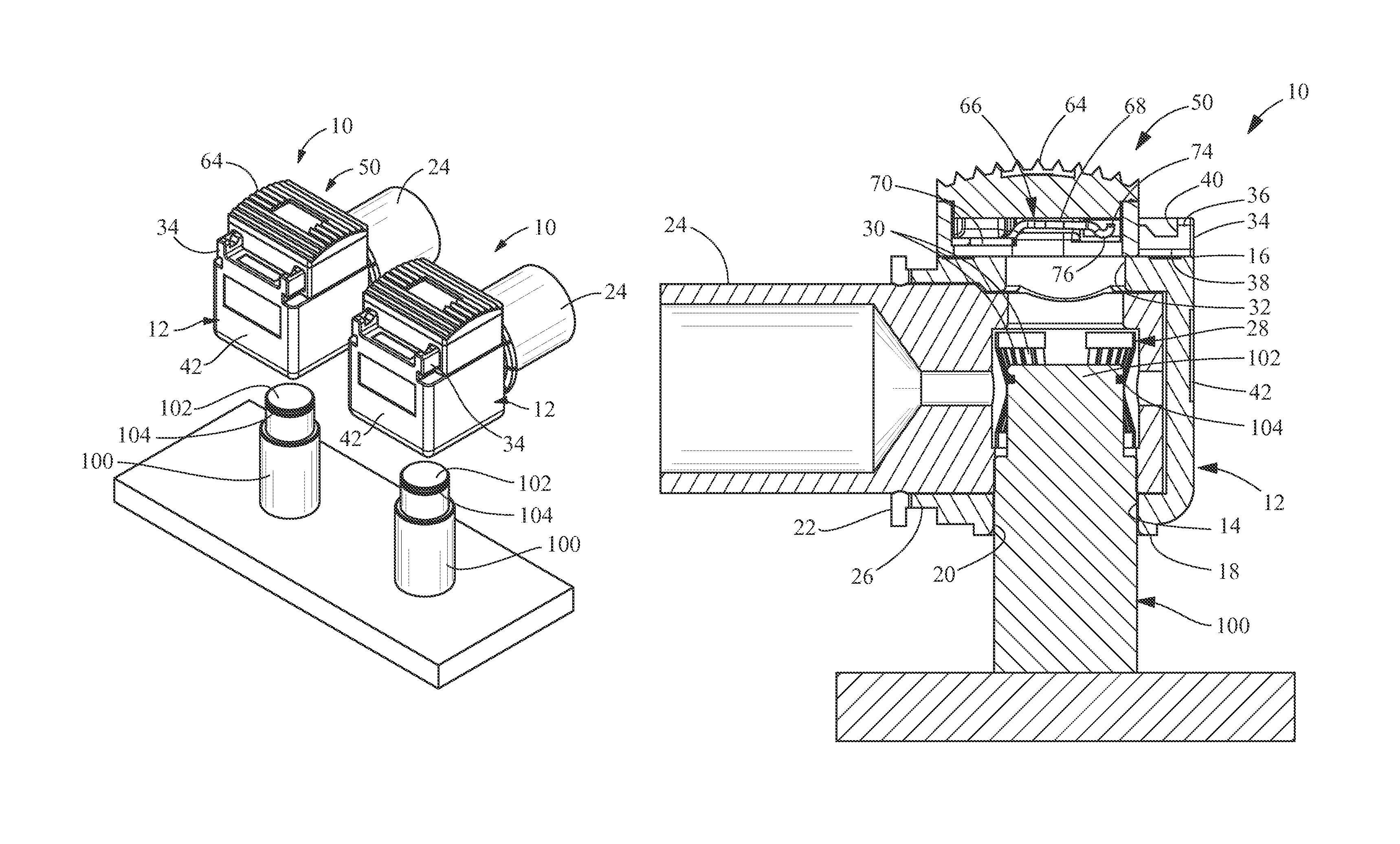 Quick connect power connector