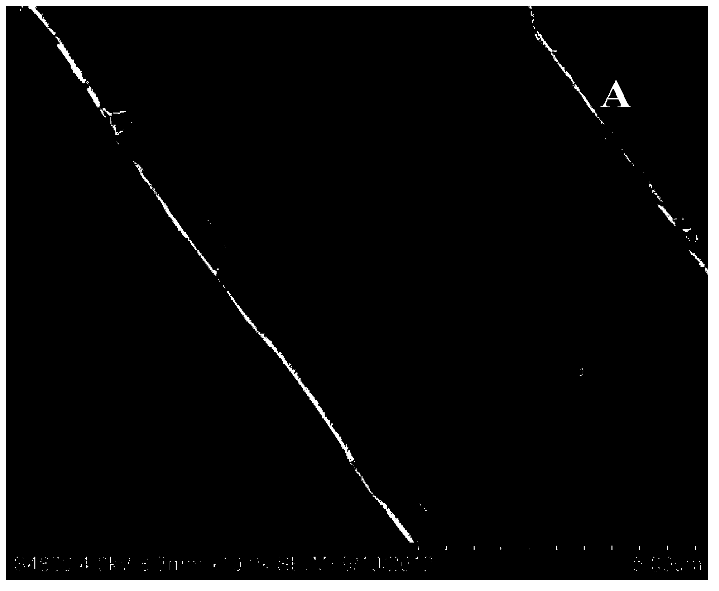 Interface modified carbon fiber/resin matrix composite material and preparation method thereof