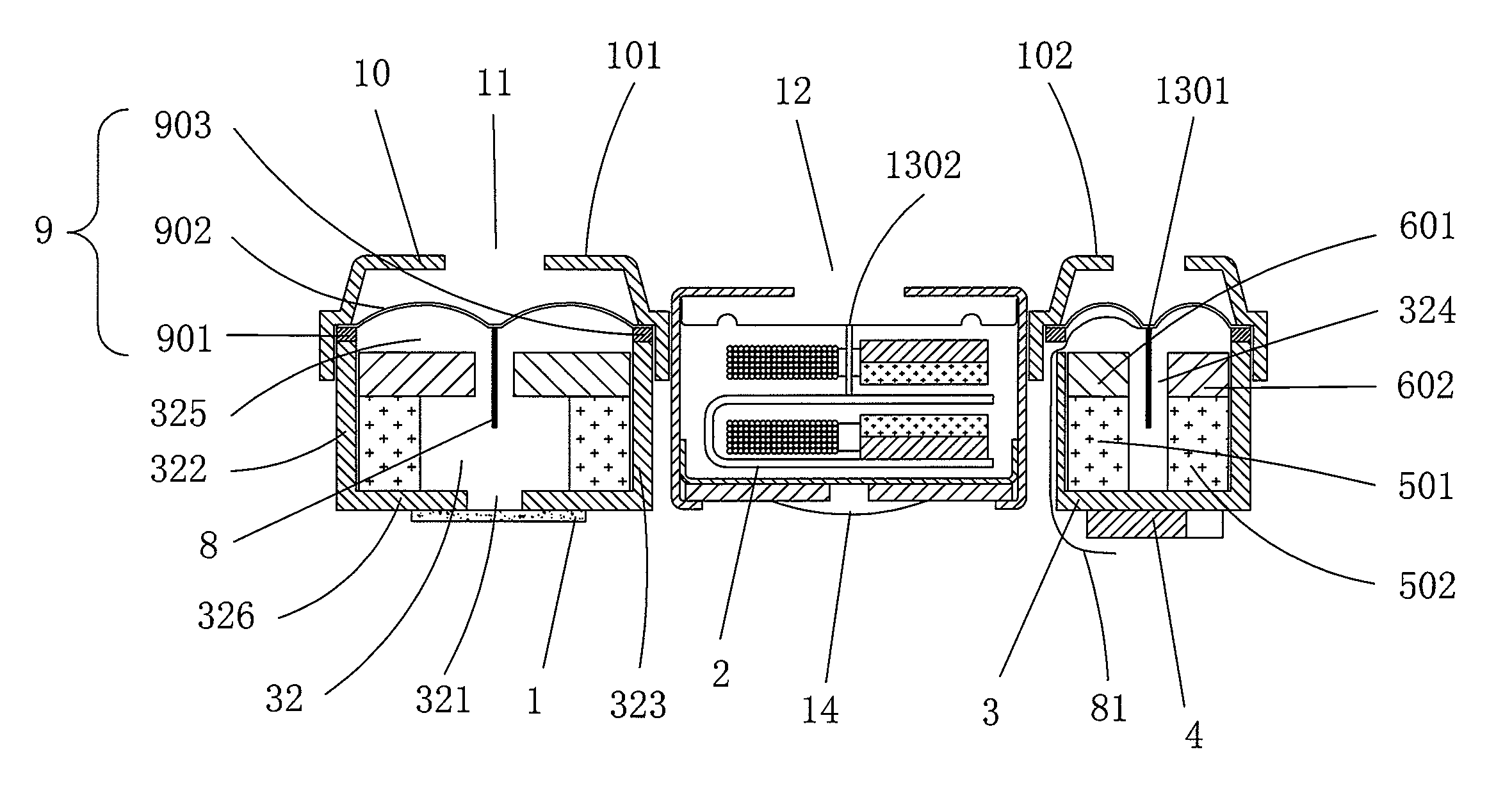 Off-axial audio speaker using single audio source