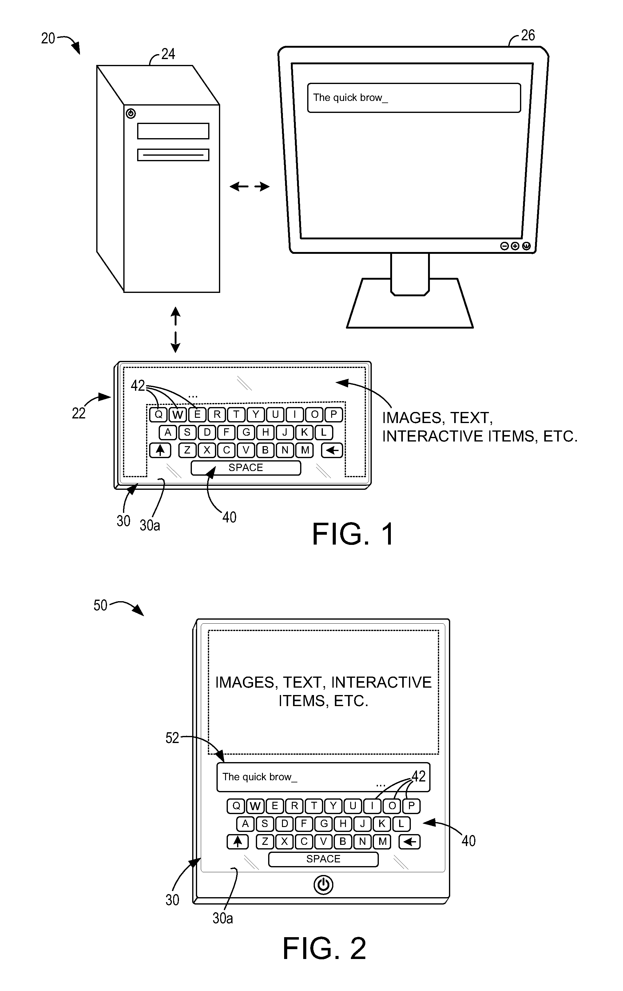 Tactile overlay for virtual keyboard