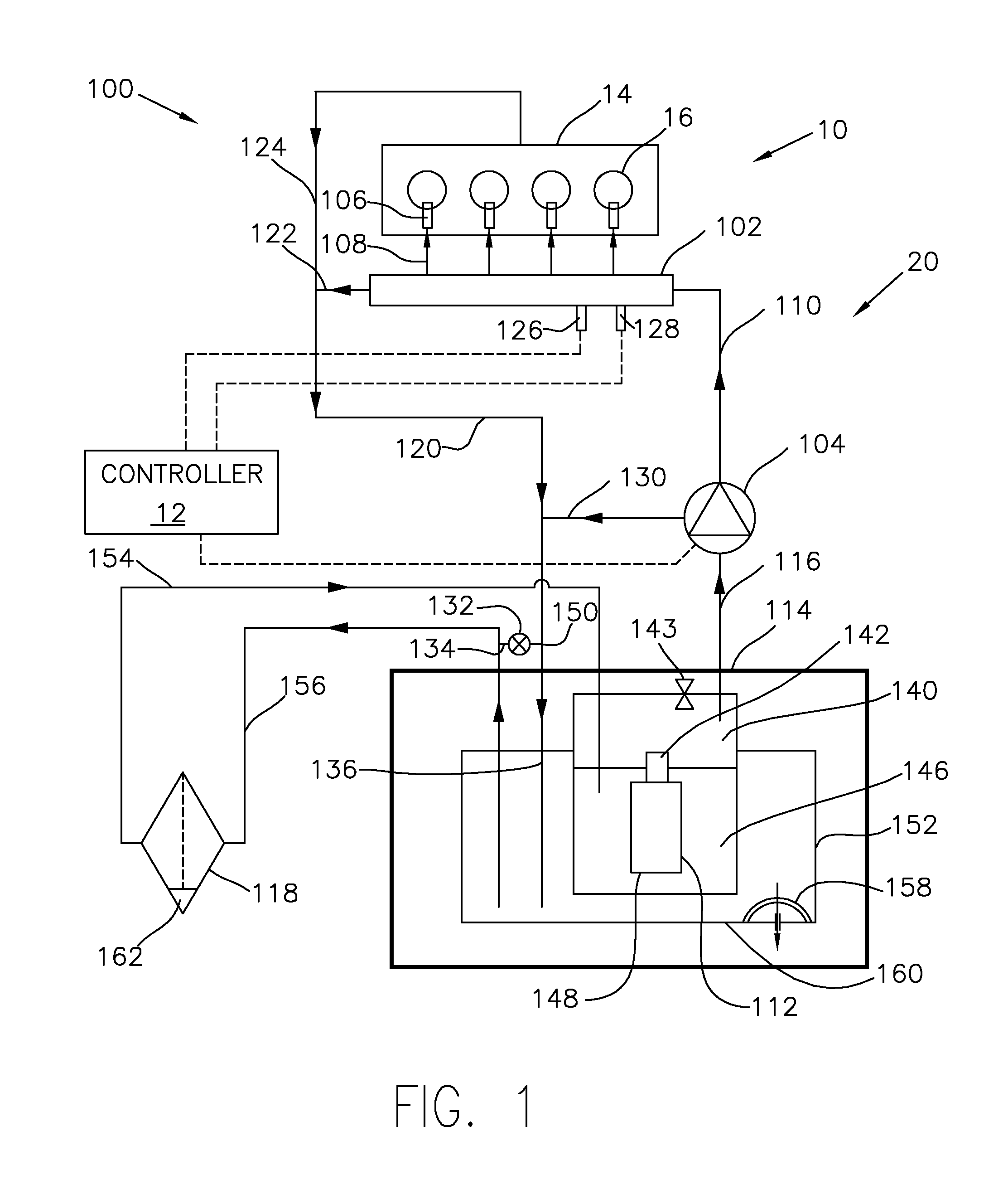 Diesel fuel system conditioning