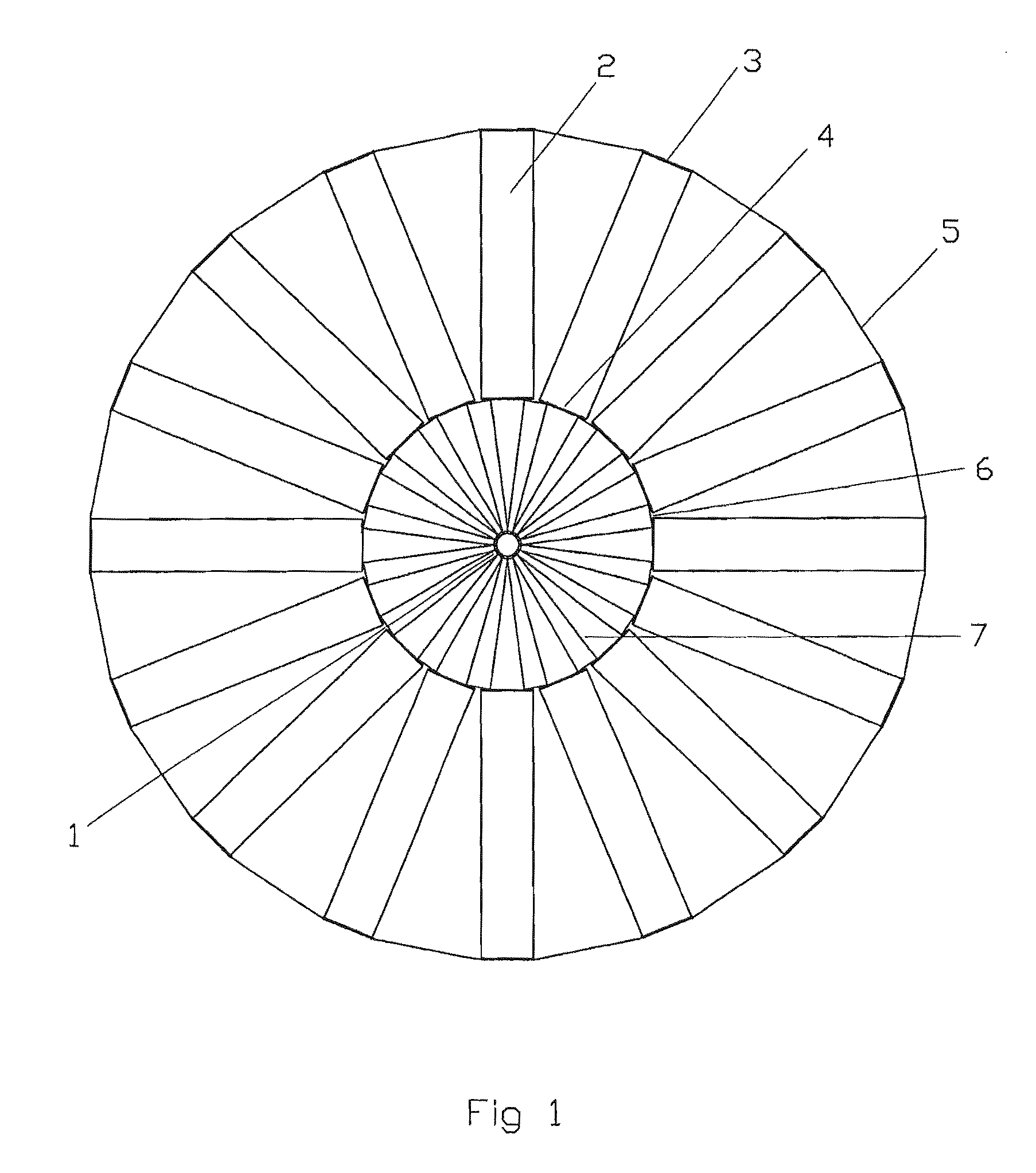 Space based rotating film solar battery array