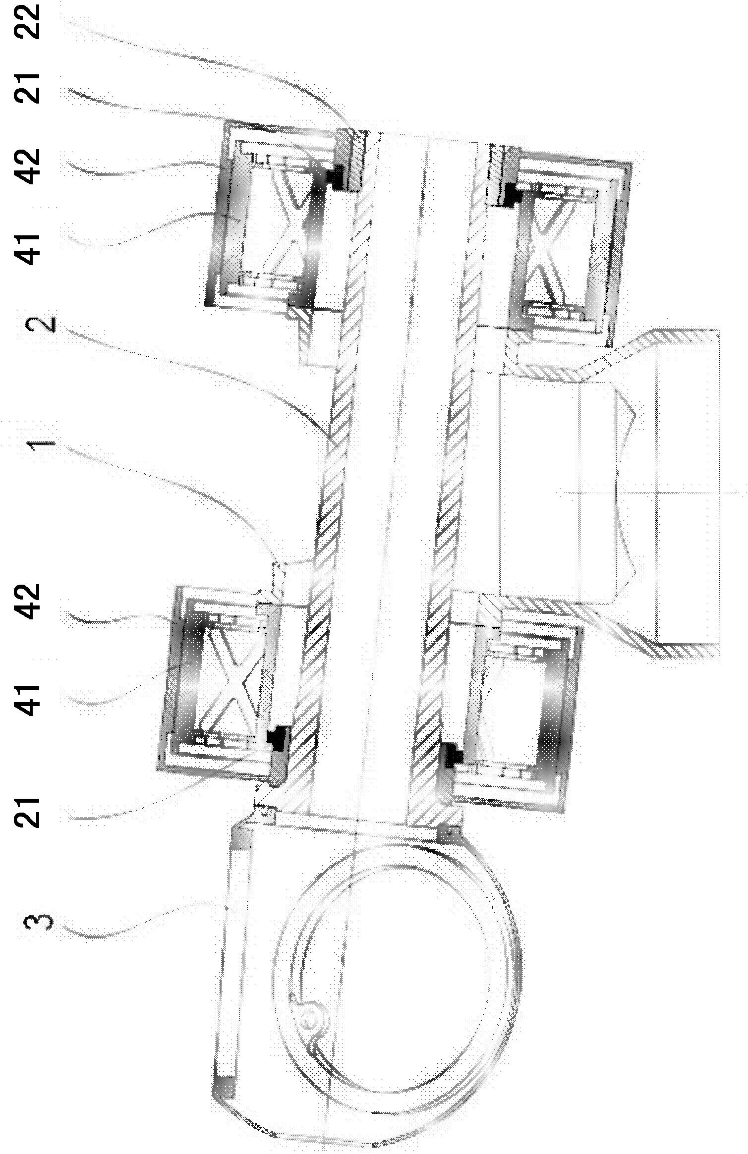 Uniaxially coupled double-wind driven generator