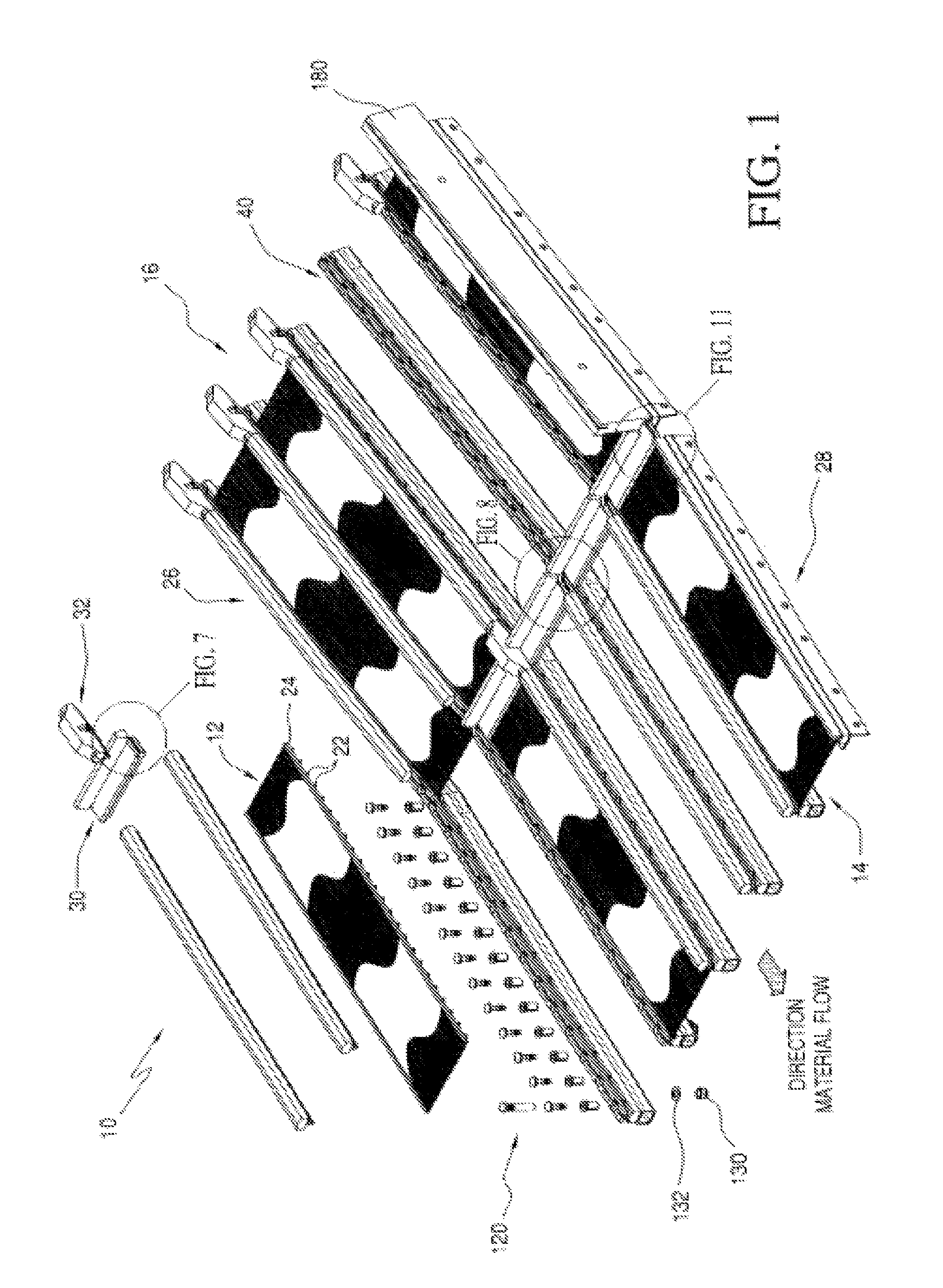 Screen panel center retainer system