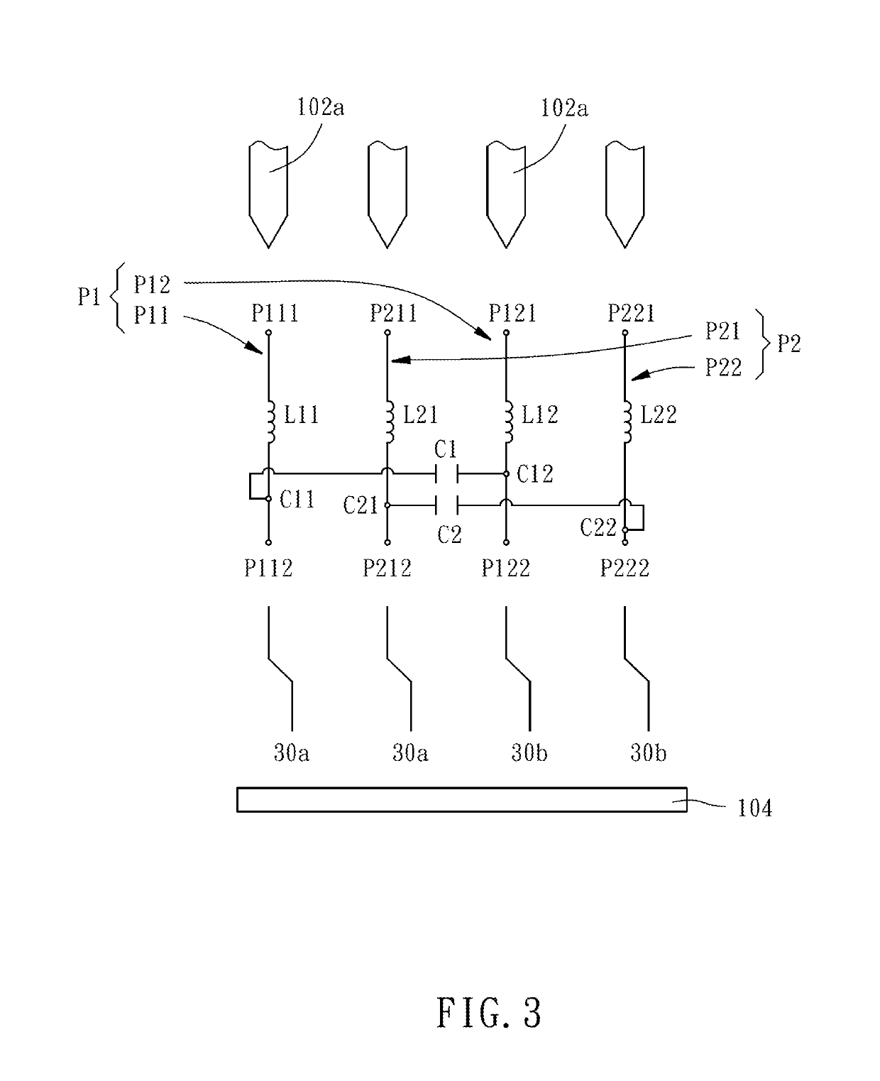 Probe card and signal path switching module assembly