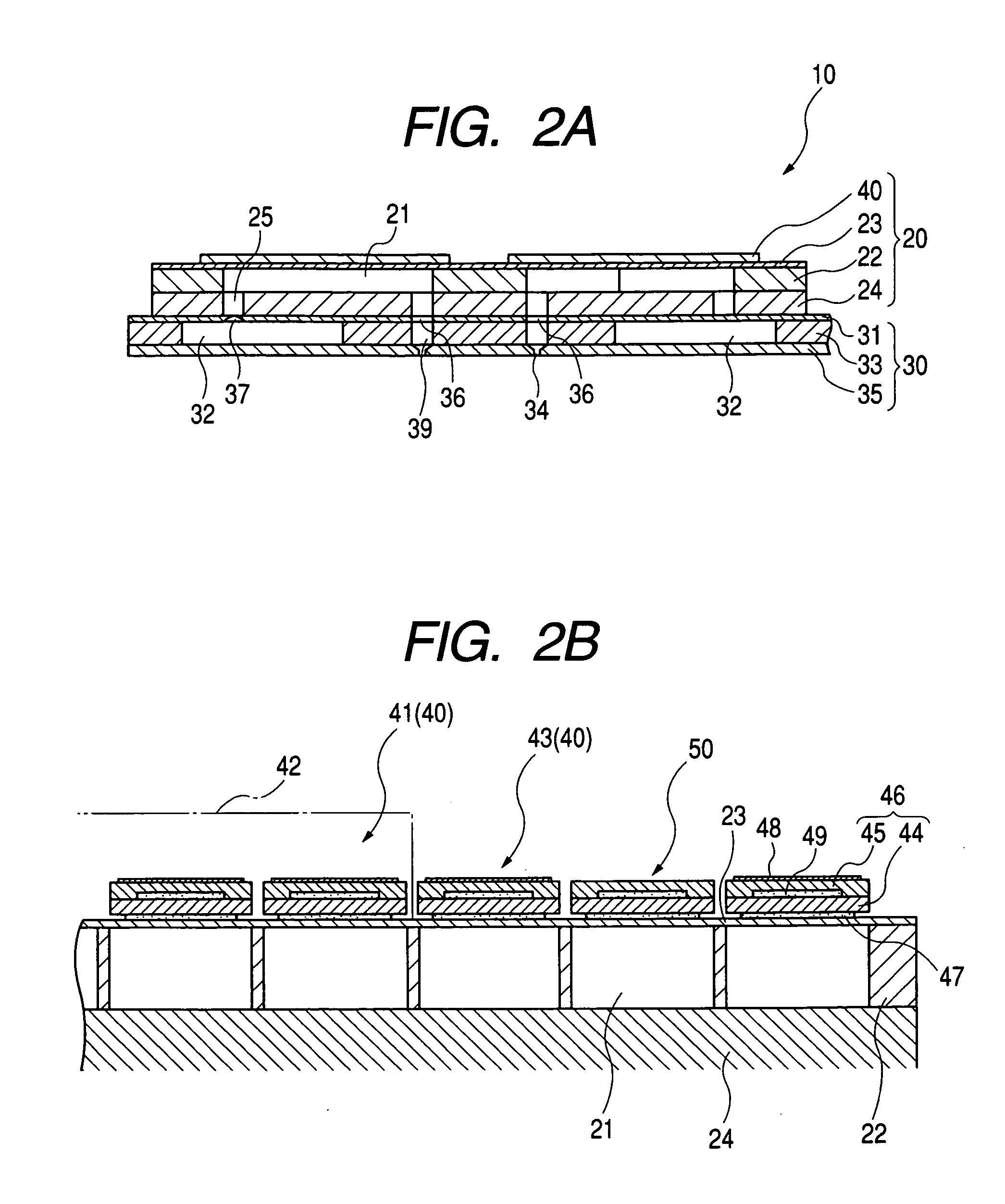 Actuator device, liquid ejection head, and method of inspecting the same