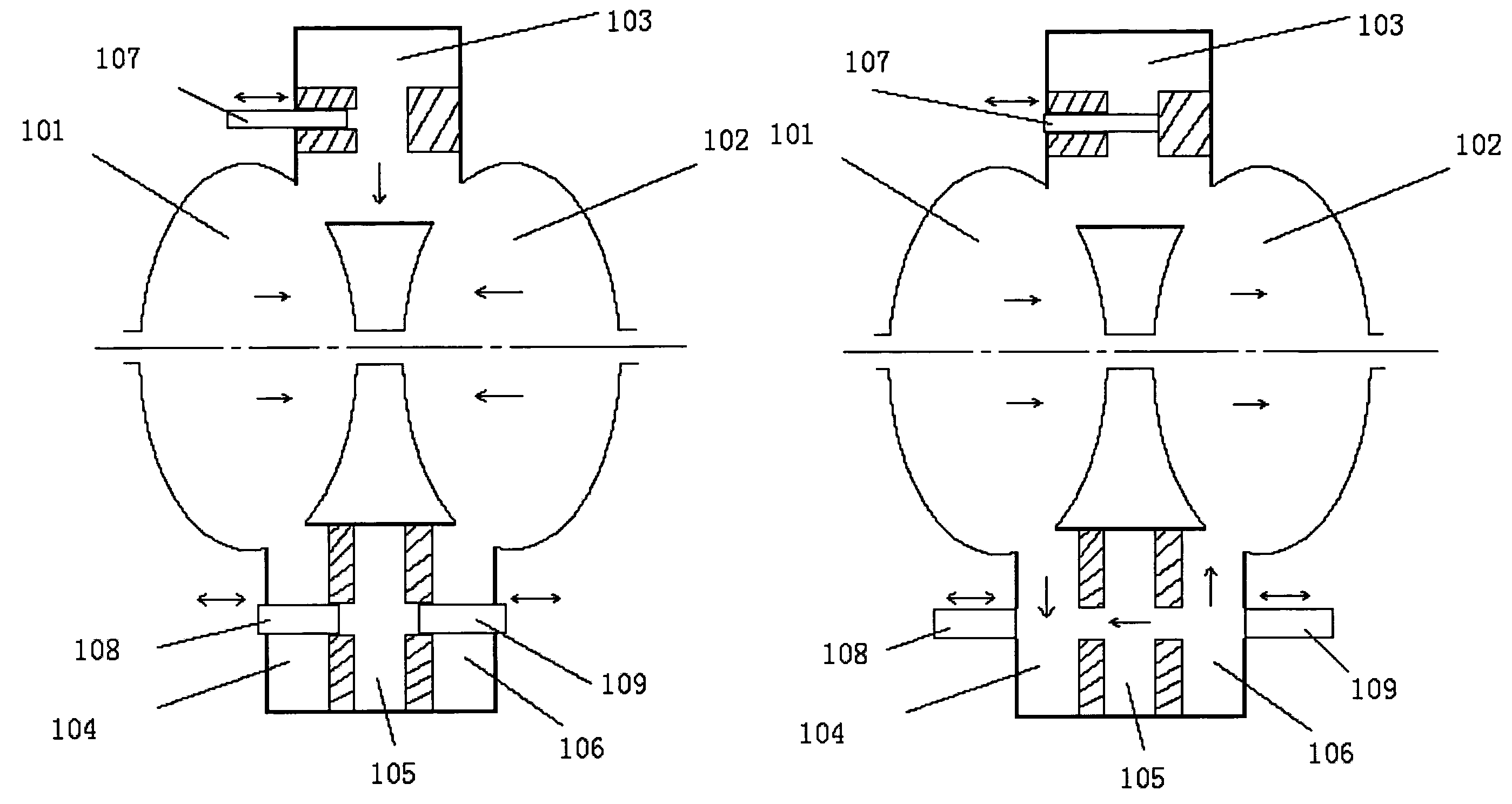 Phase switch and a standing wave linear accelerator with the phase switch