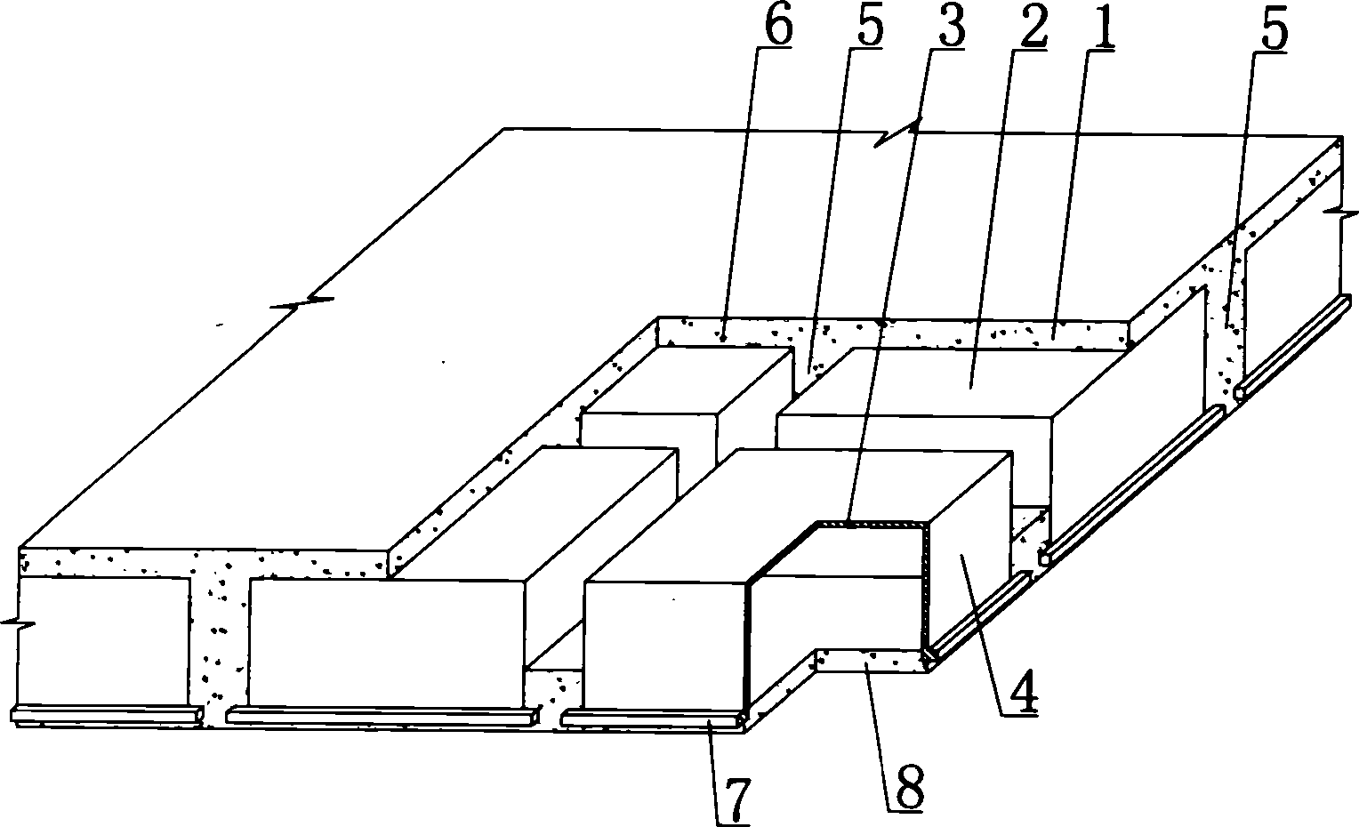 In-situ concrete plate