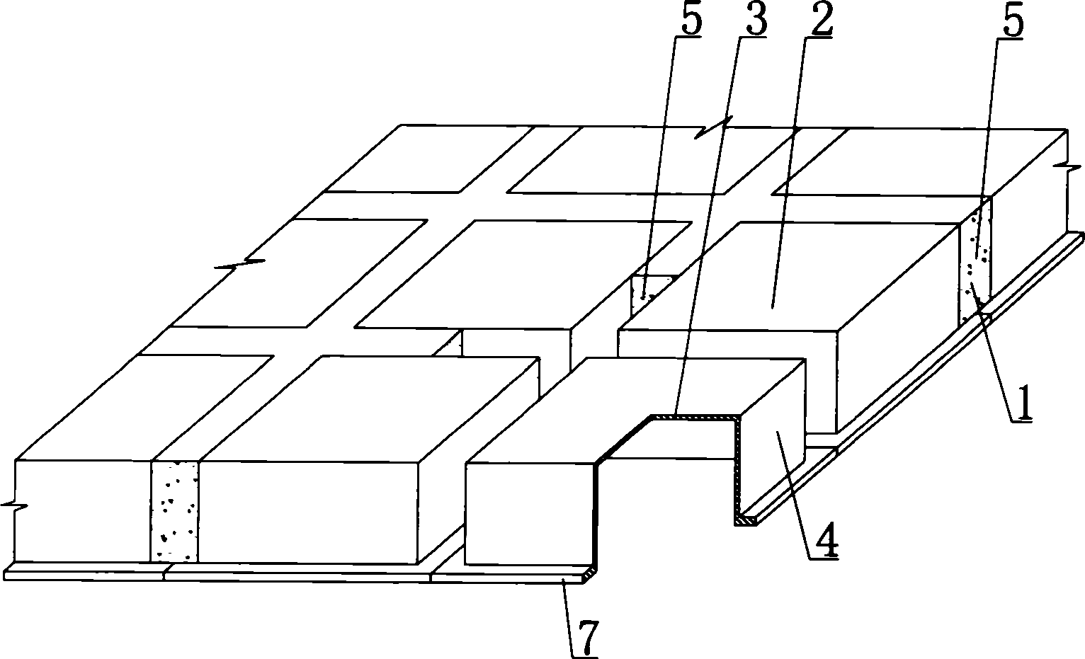 In-situ concrete plate