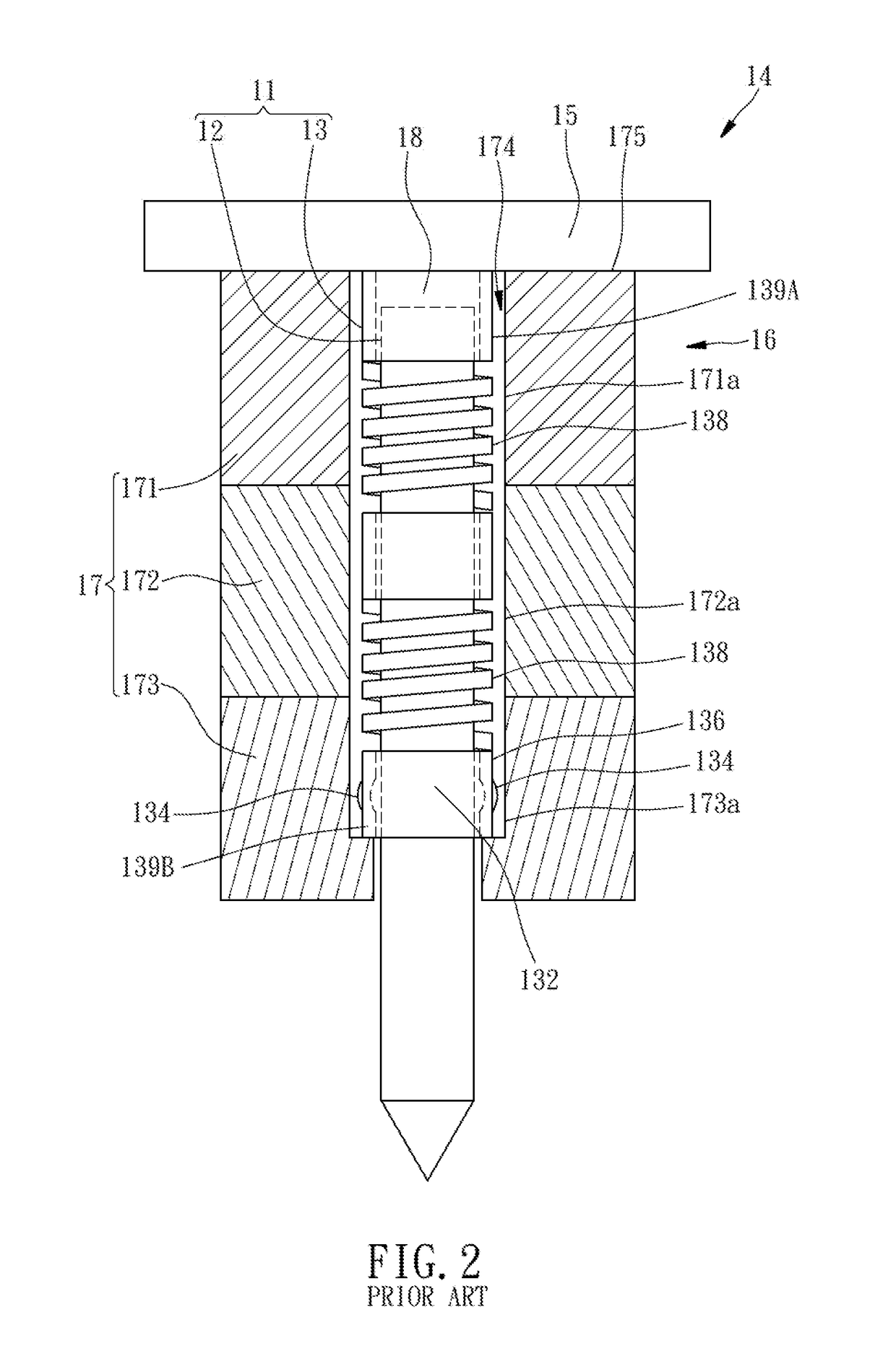 Spring probe and probe card having spring probe