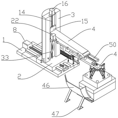 Automatic material pickup equipment for small hole stamping die