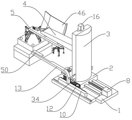 Automatic material pickup equipment for small hole stamping die