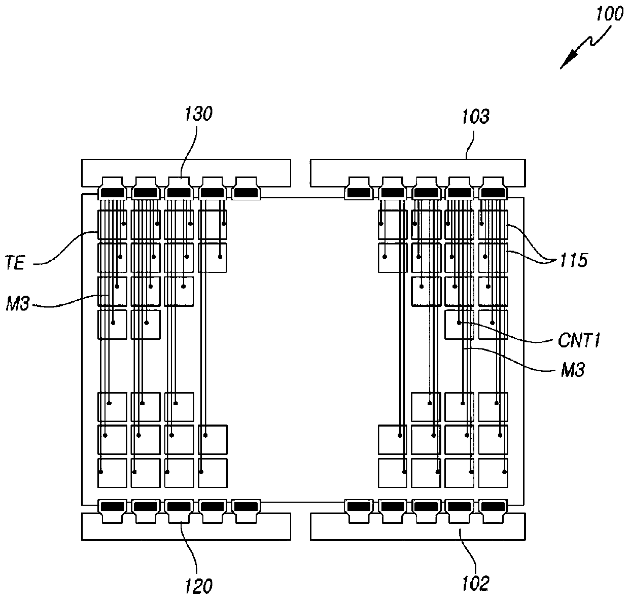 Display device with touch sensor and manufacturing method for the same