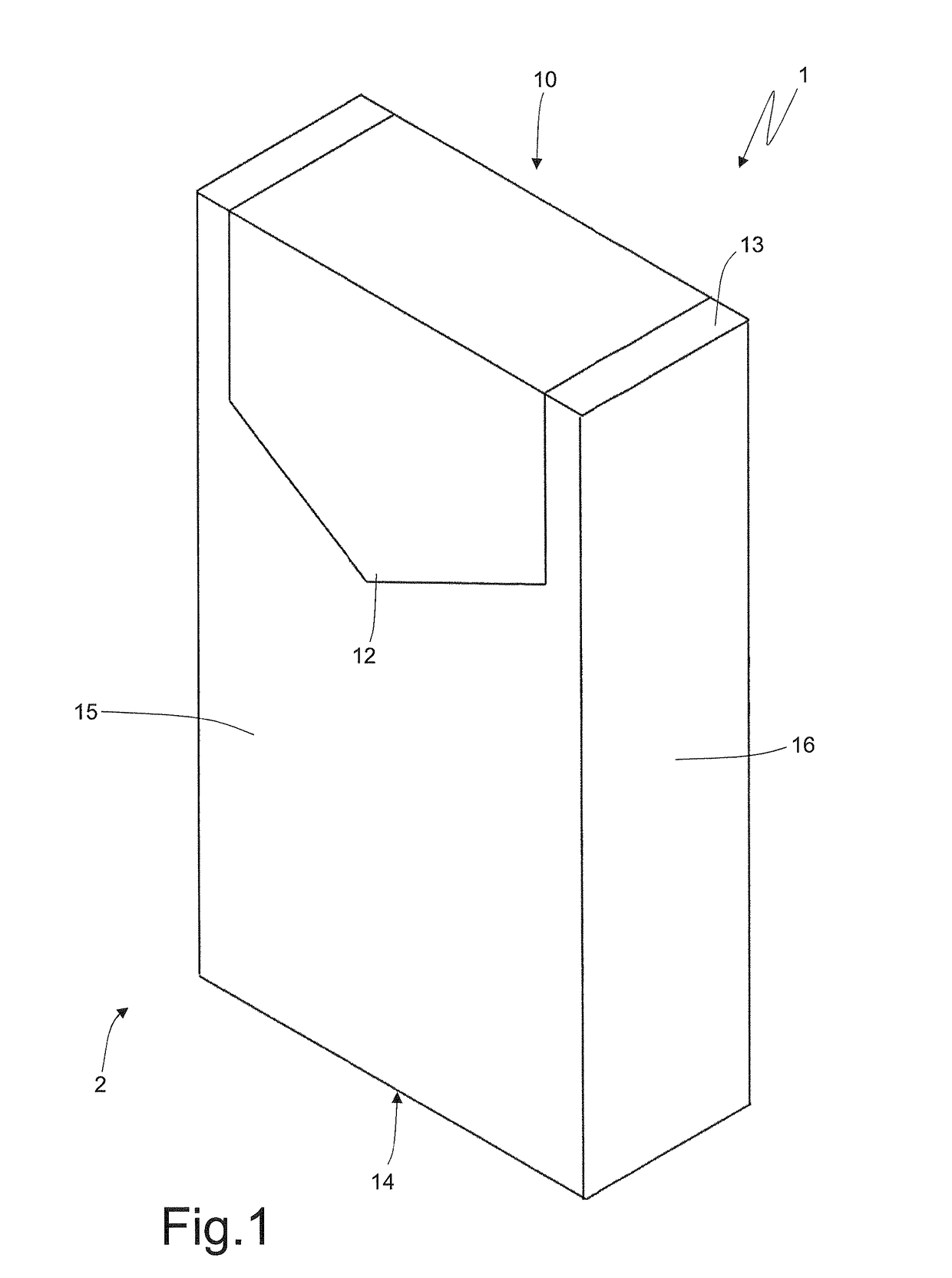 Packet with a reclosable sealing panel