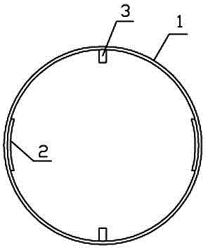 Field rock mass poisson ratio test method